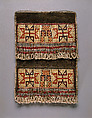 Shot pouch, Unrecorded Cree or Anishinaabe (Ojibwa) Artist (Unrecorded Cree or Anishinaabe (Ojibwa) Artist, First Nations), Hide, porcupine quills, animal hair, and natural pigment and dyes, Anishinaabe, Ojibwe or Cree, Native American